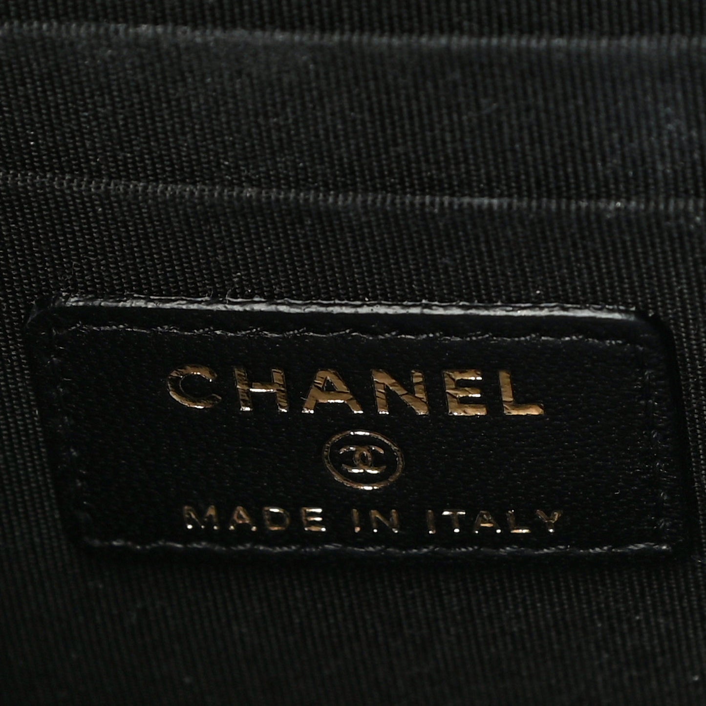 Lambskin Quilted Mini Trendy CC Chain Wallet Black