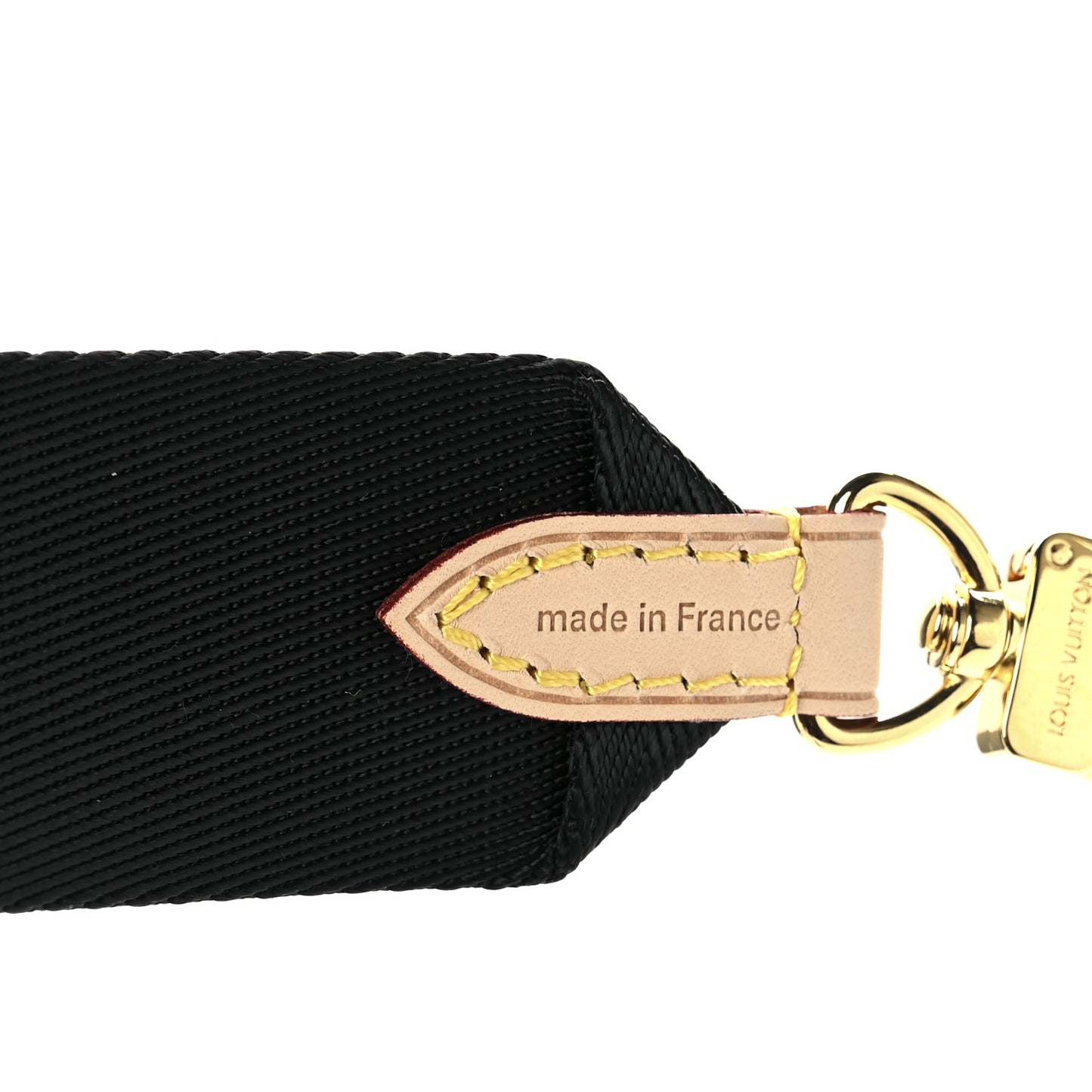 Monogram Multi Pochette Accessories Bandouliere Shoulder Strap Black