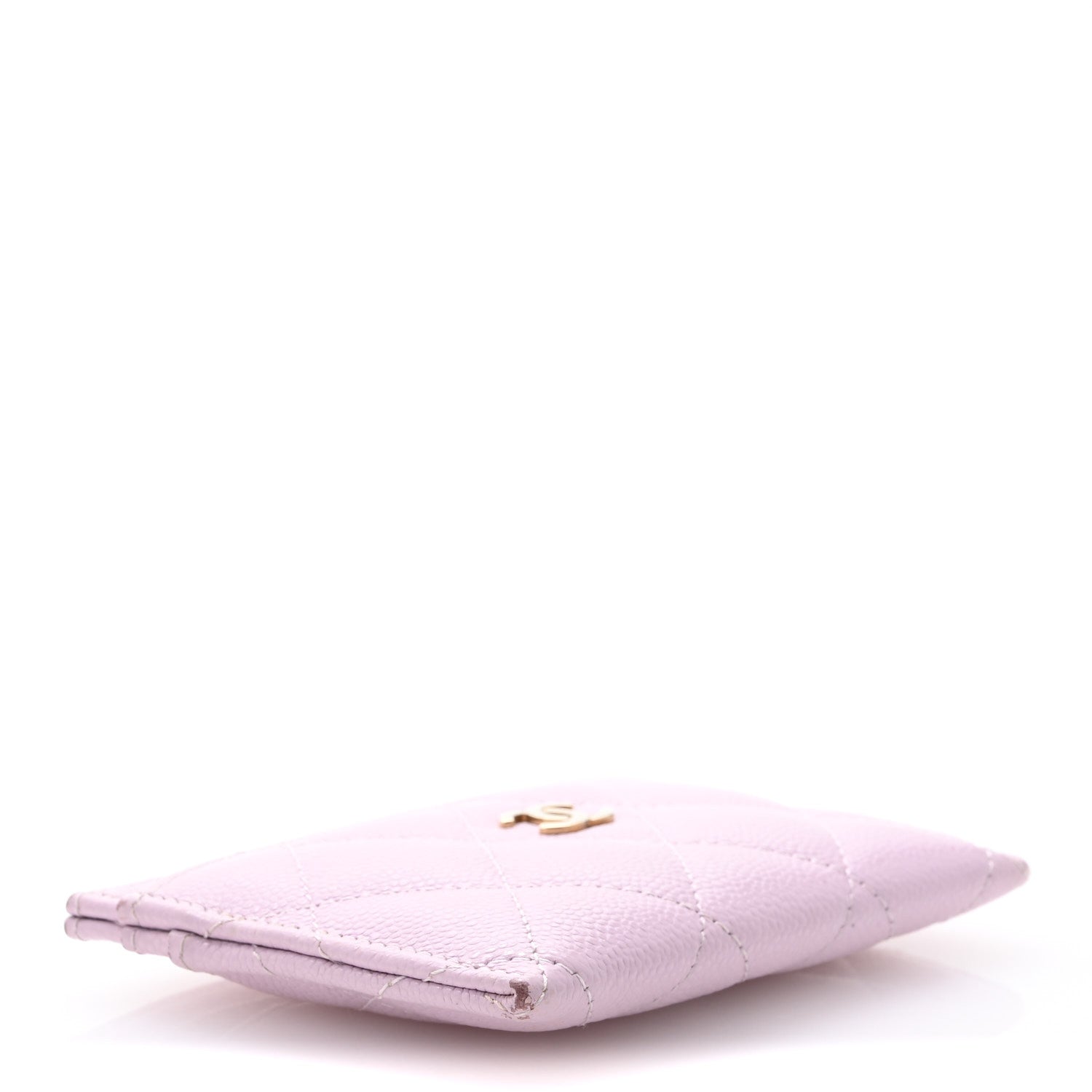 Chanel Caviar Quilted Card Holder Light Purple 4 of 14