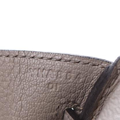 Hermes Taurillon Novillo Birkin 25 Gris Asphalte 30 of 34