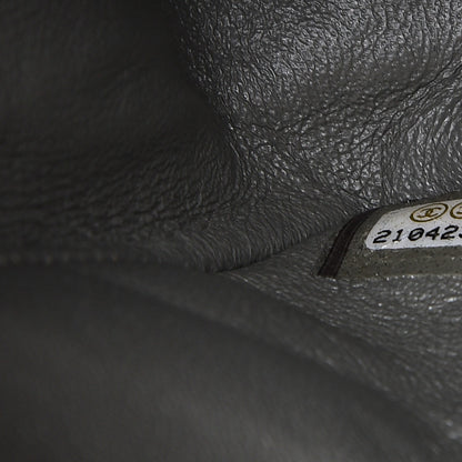 Chanel Lambskin Chevron Quilted Jumbo Double Flap Grey 7 of 7