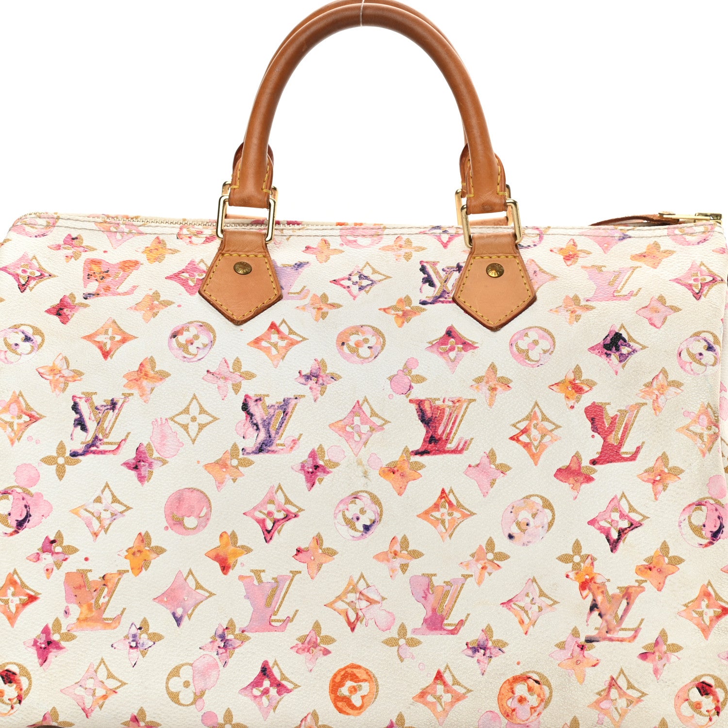Louis Vuitton Watercolor Aquarelle Speedy 30 White 8 of 23