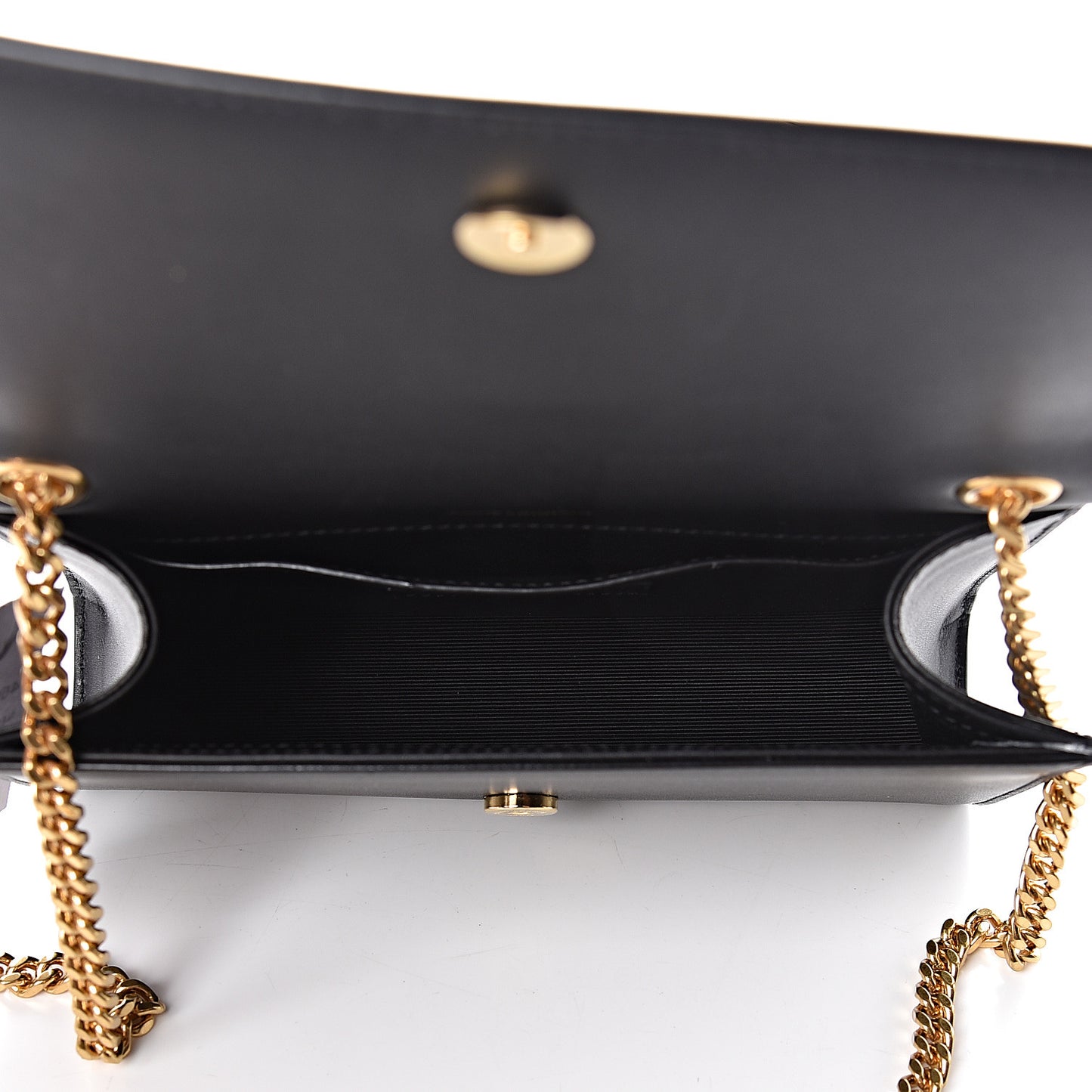 Calfskin Small Monogram Kate Satchel Black