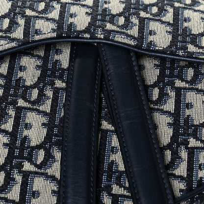 Christian Dior Oblique Saddle Bag Blue 6 of 6