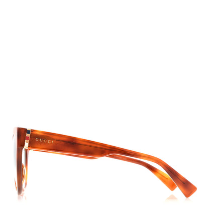 Gucci Acetate Cat Eye Sunglasses GG0460S Havana 3 of 8