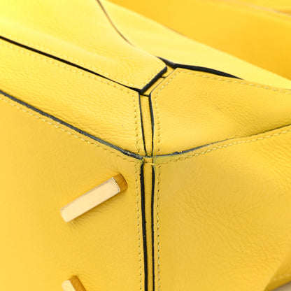 Loewe Calfskin Small Puzzle Bag Yellow 11 of 14