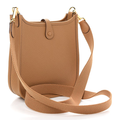 Hermes Taurillon Clemence Evelyne TPM Biscuit 2 of 8