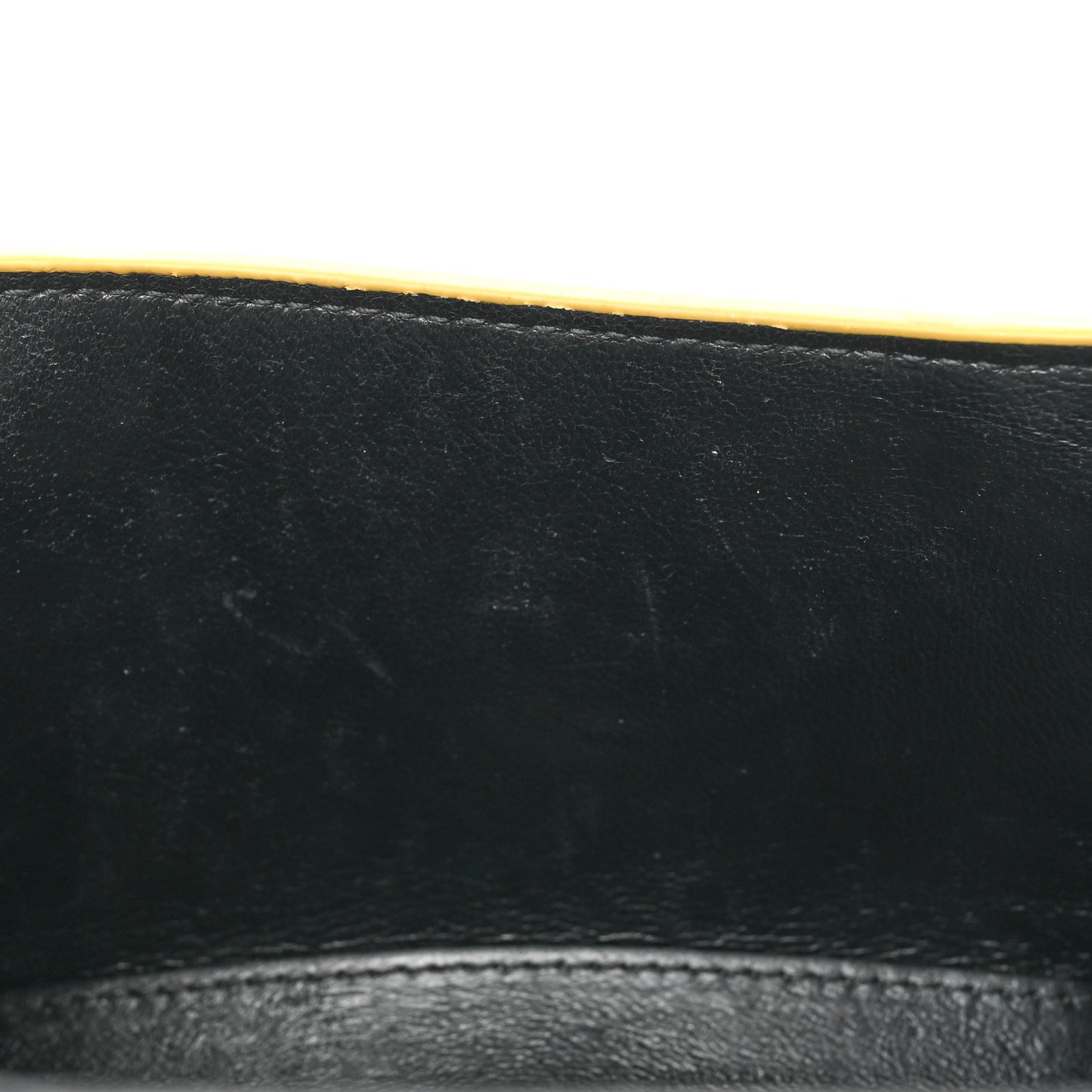 Metallic Calfskin Crocodile Embossed Hourglass Top Handle Bag XS Gold