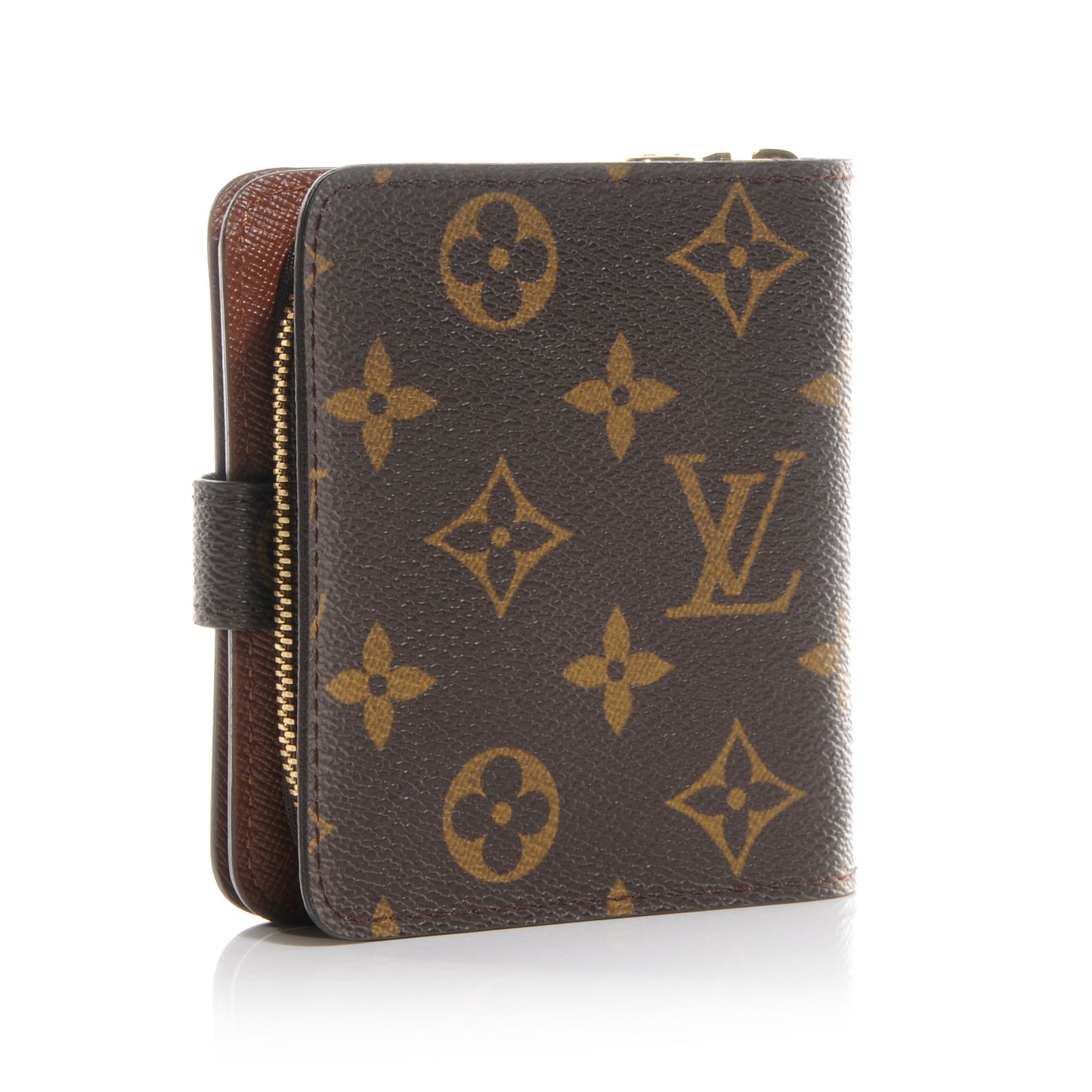 Monogram Compact Zippe Zipped Wallet