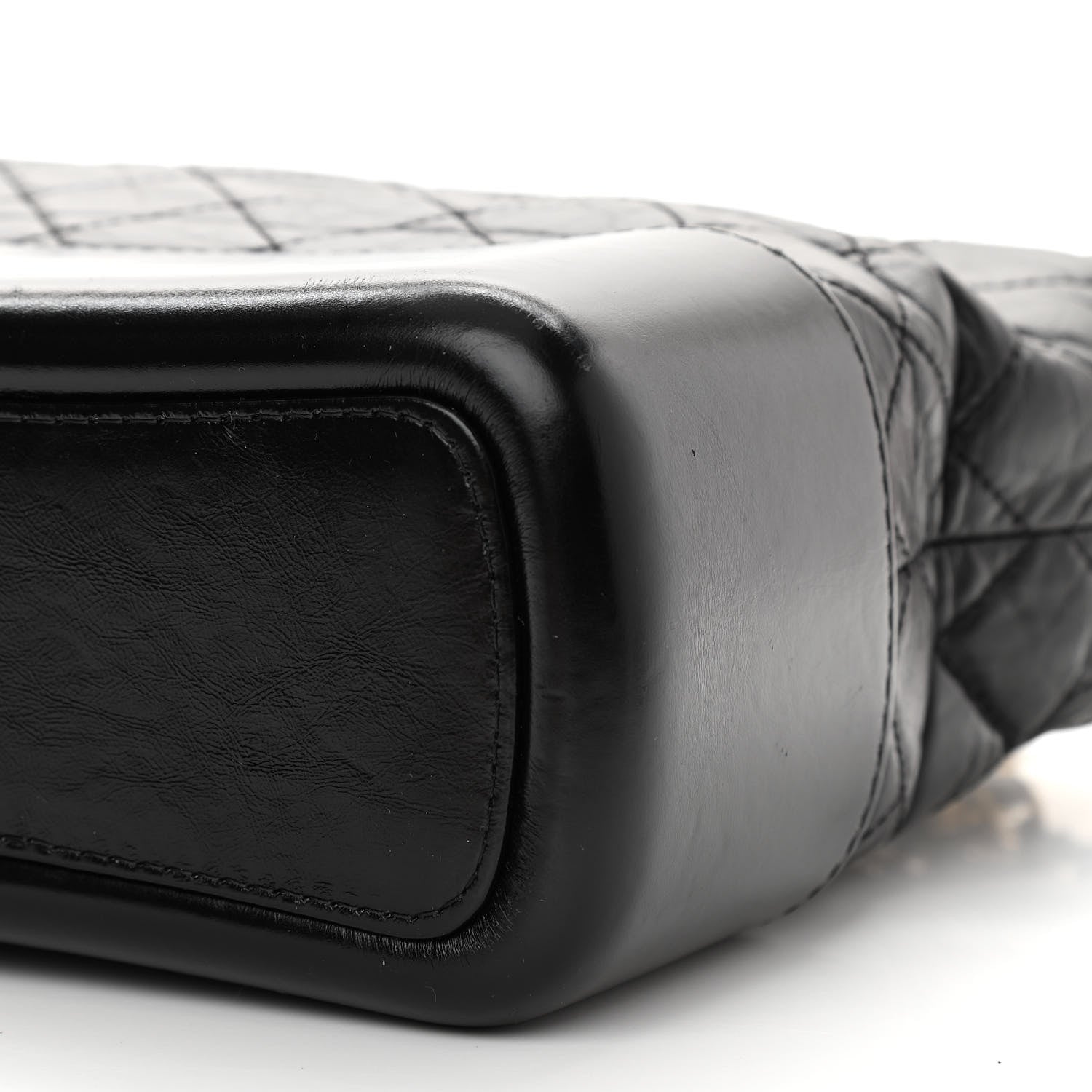 Chanel Aged Calfskin Quilted Medium Gabrielle Hobo Black 10 of 13