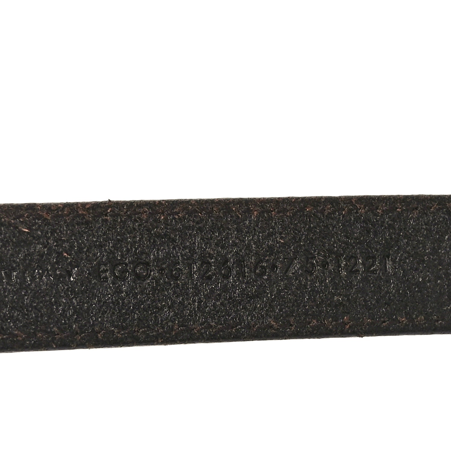 Saint Laurent Calfskin Monogram Narrow Square Buckle Belt 75 30 Brown 6 of 6