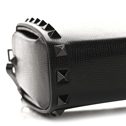 Valentino Garavani Grainy Calfskin Rockstud Clutch Black 6 of 8