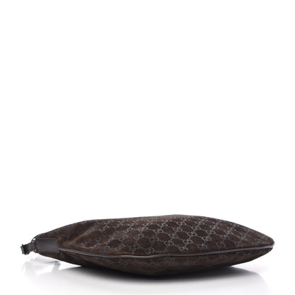 Gucci Suede Monogram Hobo 4 of 10