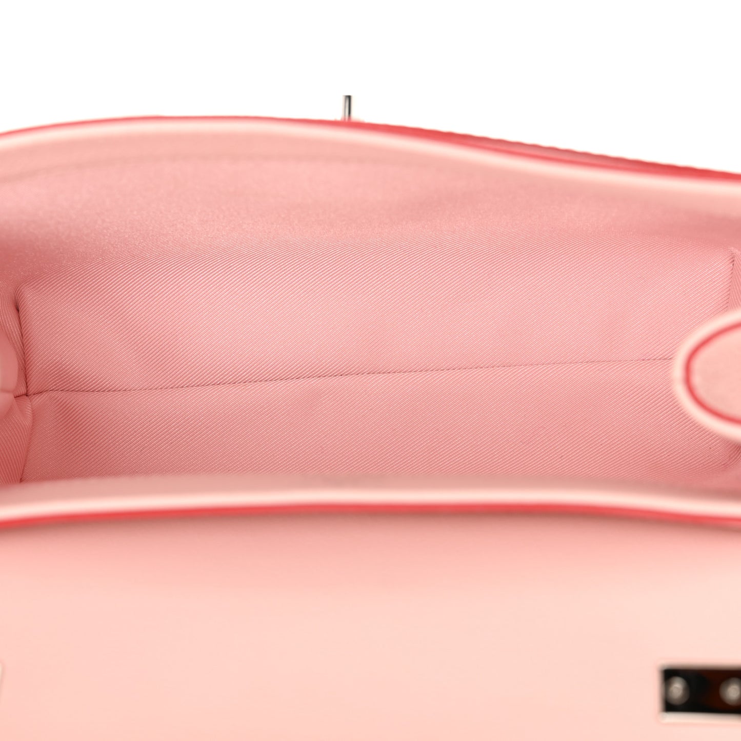 Soft Calfskin Lockme II Chain Rivets BB Rose Ballerine