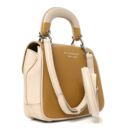Burberry Trench Calfskin Small DK88 Top Handle Bag Limestome Ochre Yellow 3 of 10