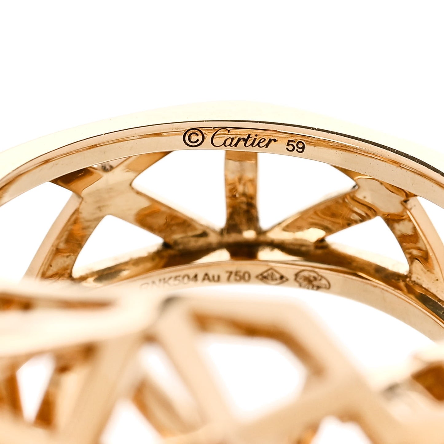 18K Yellow Gold Tsavorite Onyx Panthere De Cartier Ring 59 8.75