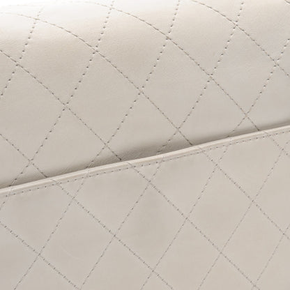 Chanel Calfskin Stitched Urban Luxury Top Handle Bag Ivory 8 of 10