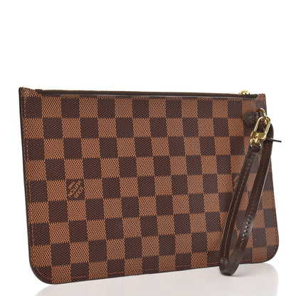 Louis Vuitton Damier Ebene Neverfull MM GM Pochette 3 of 7