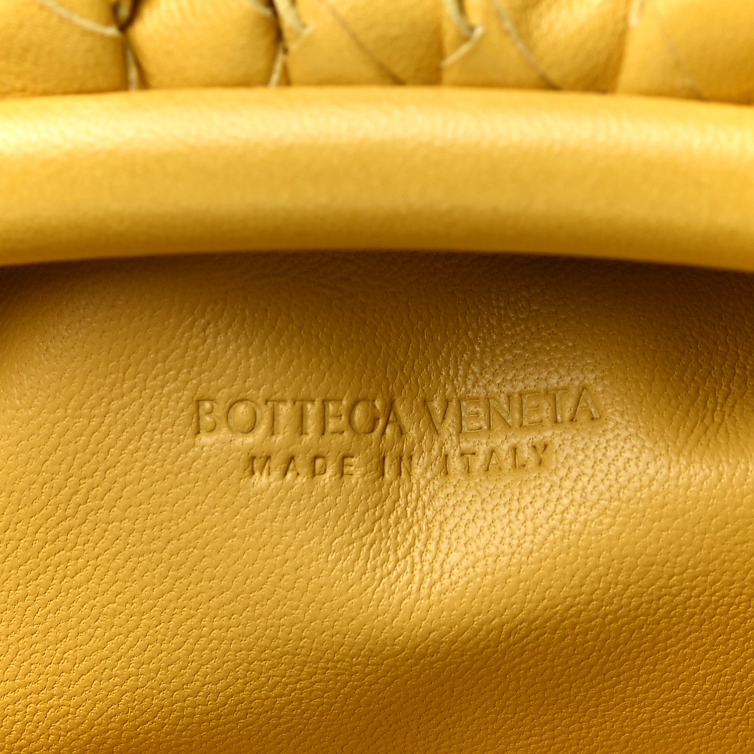 Bottega Veneta Nappa Intrecciato The Mini Pouch Buttercup 6 of 11