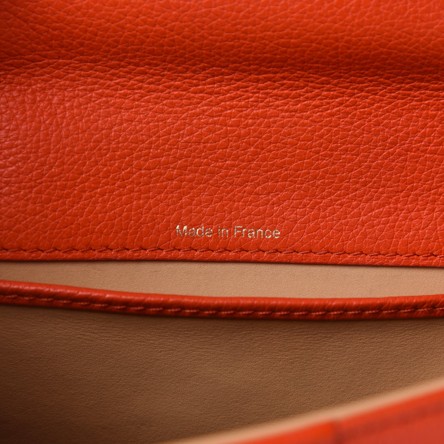 Delvaux Grained Calfskin Mini Brillant Satchel Red 9 of 13