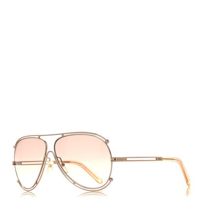 Chloe Aviator Sunglasses CE121S Gold 1 of 7