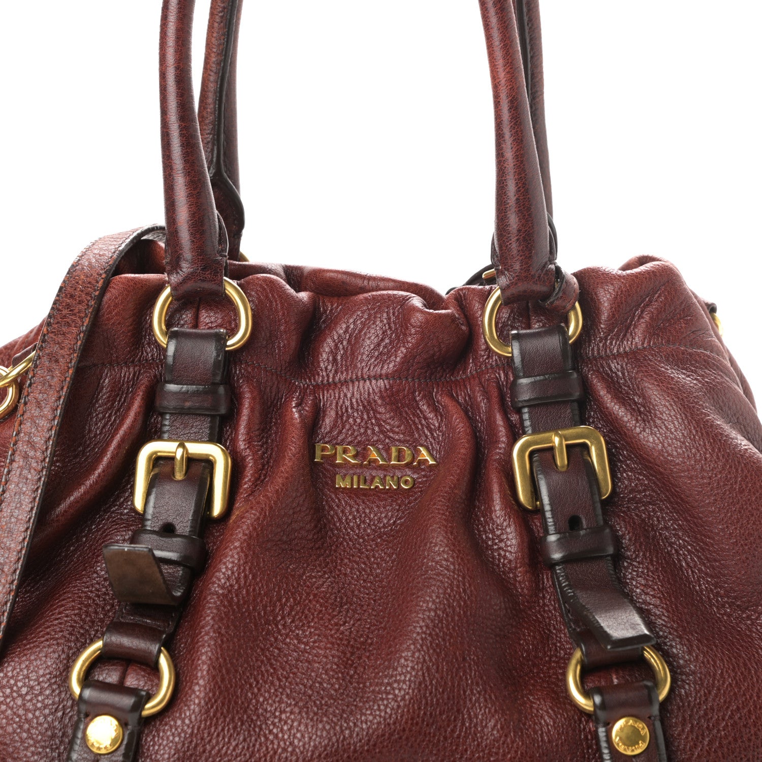 Prada Cervo Antik Shoulder Bag Etrusco Sfumato 10 of 13