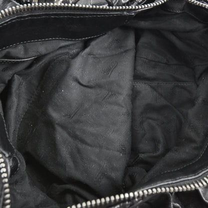 Gucci Leather Medium Galaxy Satchel Black 6 of 9