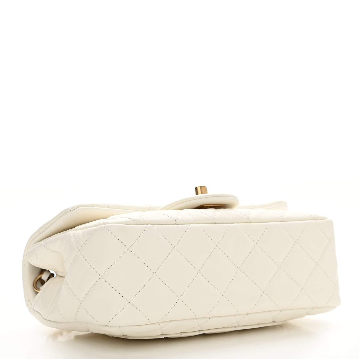 Chanel Lambskin Quilted Mini Rectangular Pearl Crush Flap White 4 of 11