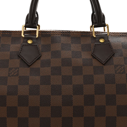 Louis Vuitton Damier Ebene Speedy 35 8 of 11