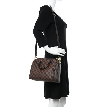 Louis Vuitton Damier Ebene Speedy Bandouliere 25 3 of 9