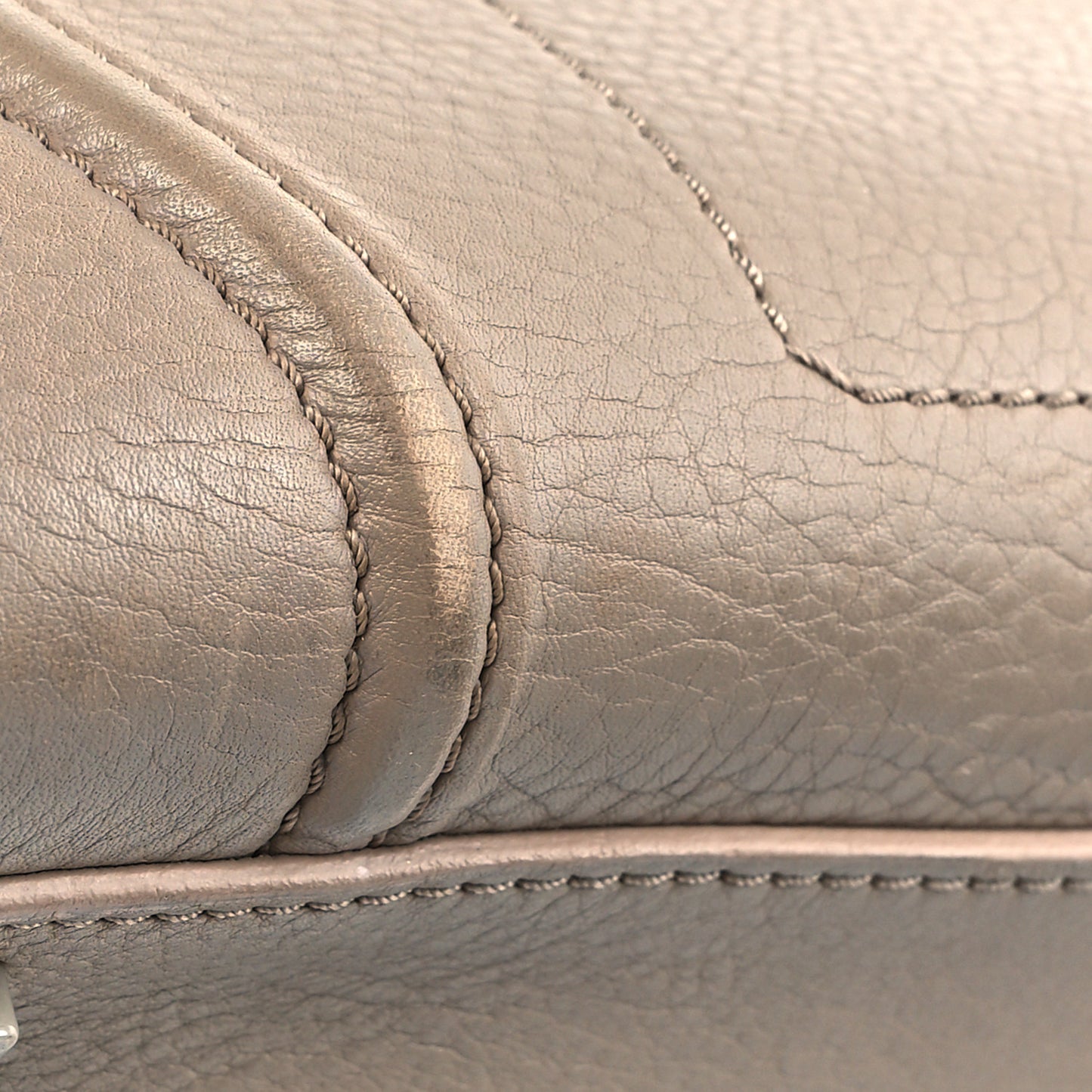 Supple Calfskin Medium Phantom Luggage Beige