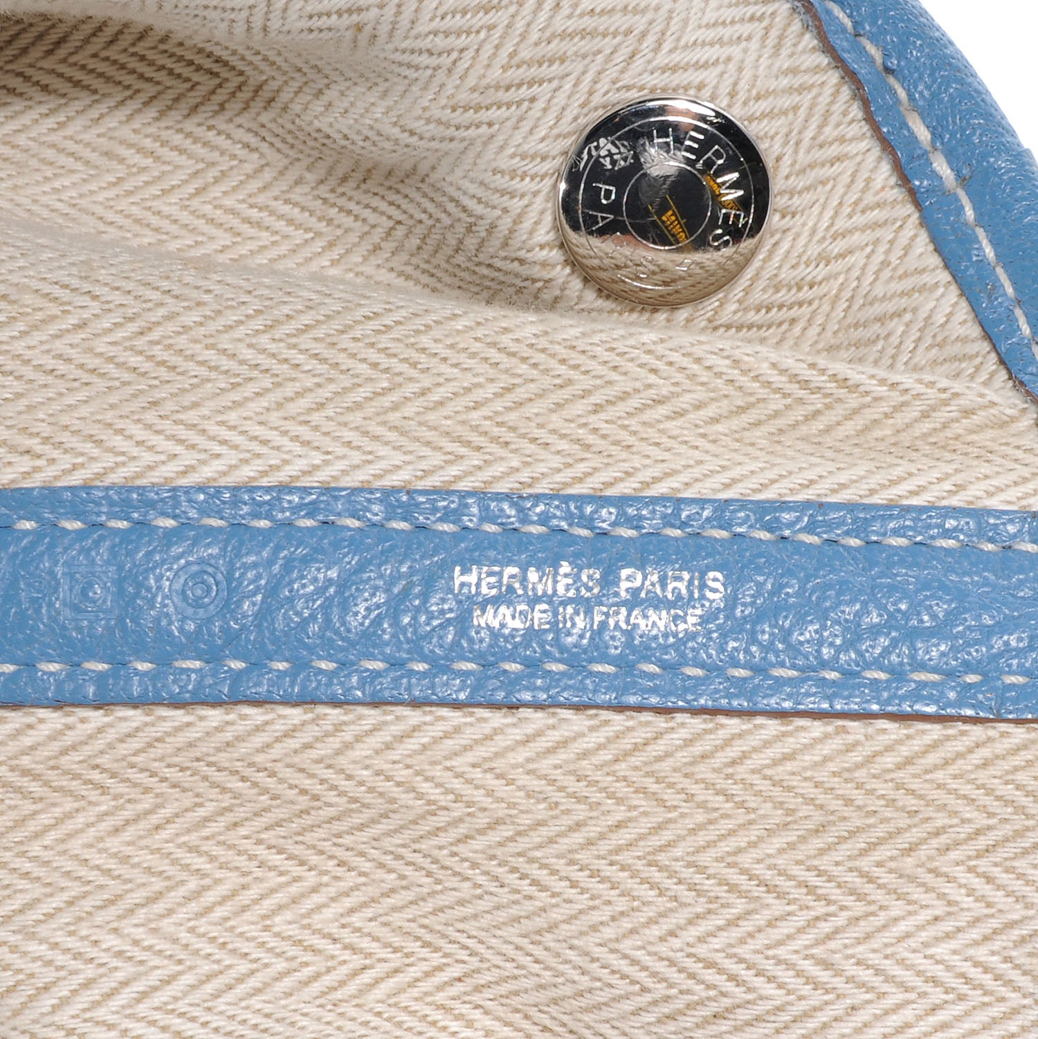 Hermes Buffle Sindhu Garden Party MM 36 Azur 8 of 9