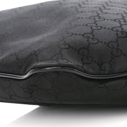 Gucci Nylon Monogram Small Flat Messenger Bag Black 10 of 11