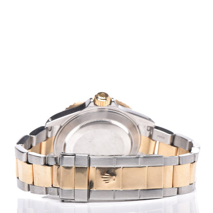 Rolex Stainless Steel 18K Yellow Gold 40mm Submariner Oyster Perpetual Date Watch Black 16613 4 of 6