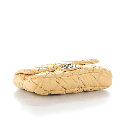 Chanel Calfskin Quilted Medium Bubble Quilt Flap Bag Beige 4 of 8