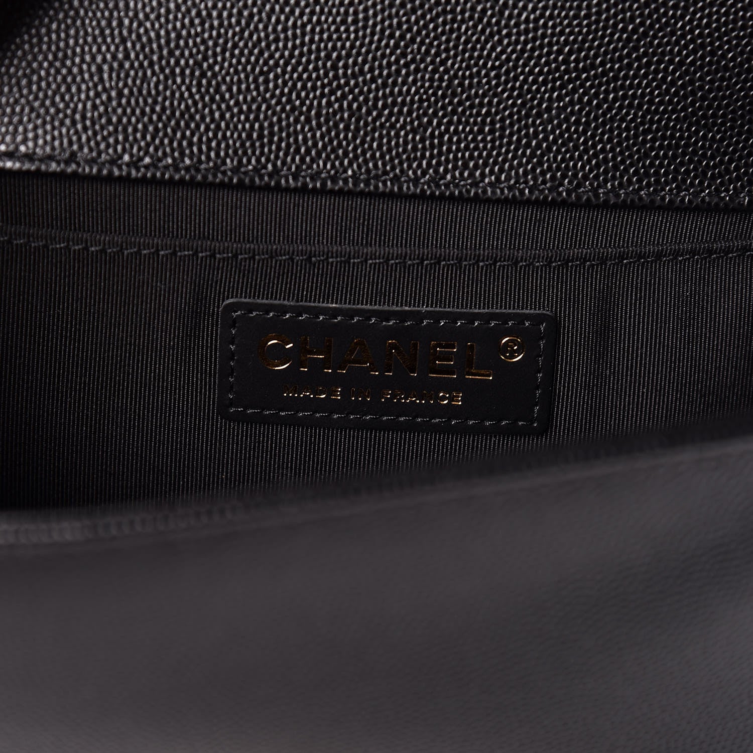 Chanel Caviar Quilted Medium Boy Flap Black 8 of 10