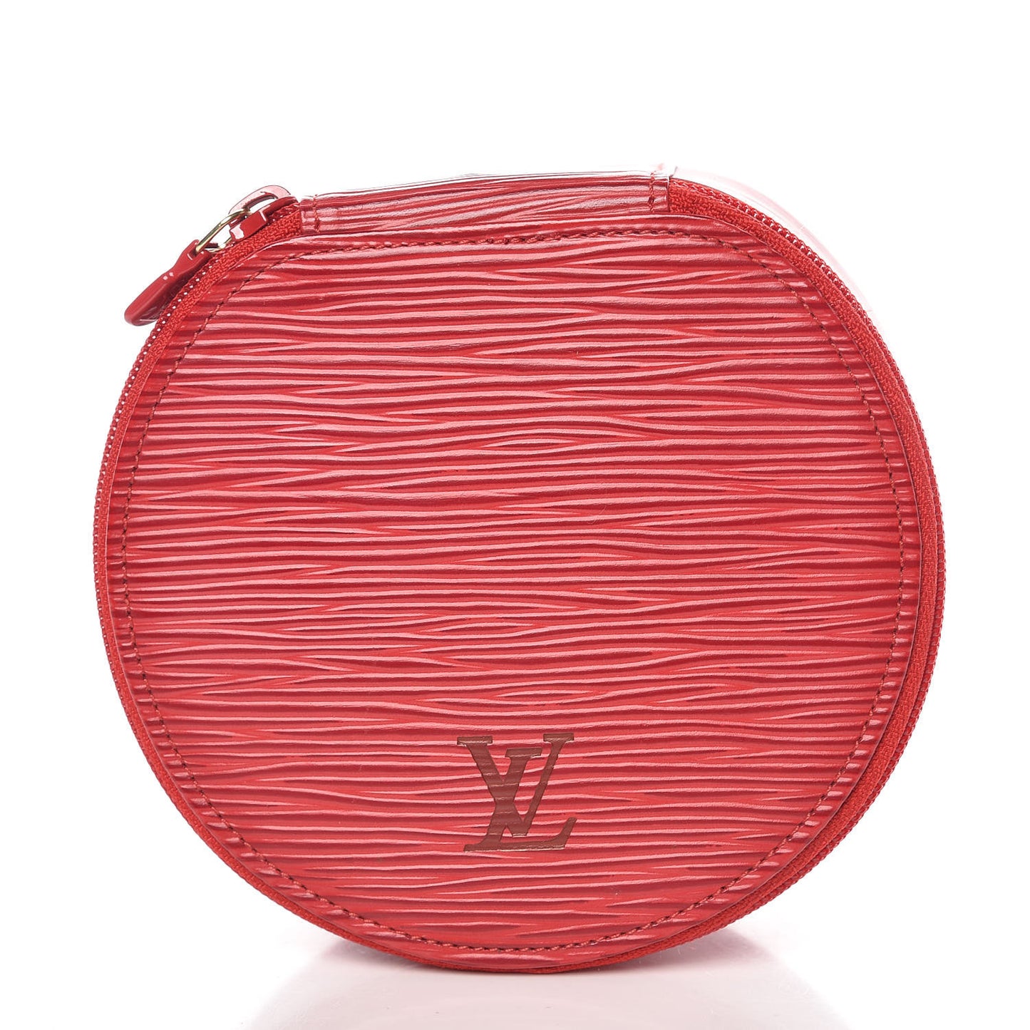 Epi Ecrin Bijoux 12cm Jewelry Box Case Rouge