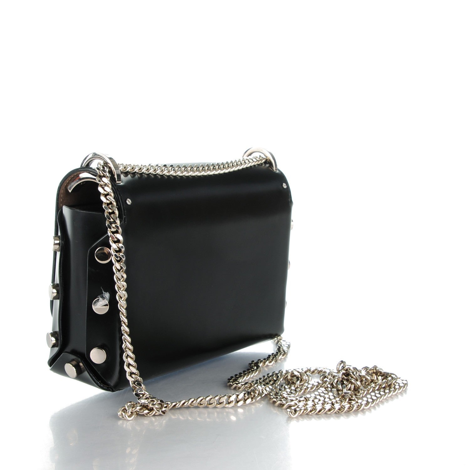 Jimmy Choo Spazzolato Lockett Petite Shoulder Bag Black 3 of 7