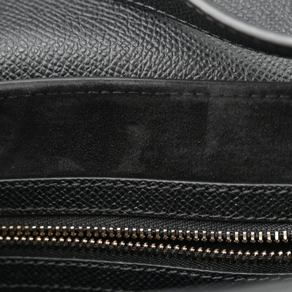 Christian Dior Grained Calfskin Saddle Bag With Strap Black 11 of 11
