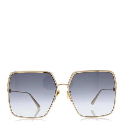 Christian Dior Metal EverDior Square Sunglasses Gold 2 of 8