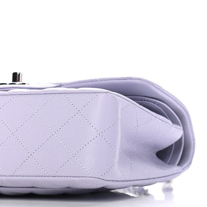 Chanel Caviar Quilted Small Double Flap Light Purple 9 of 9