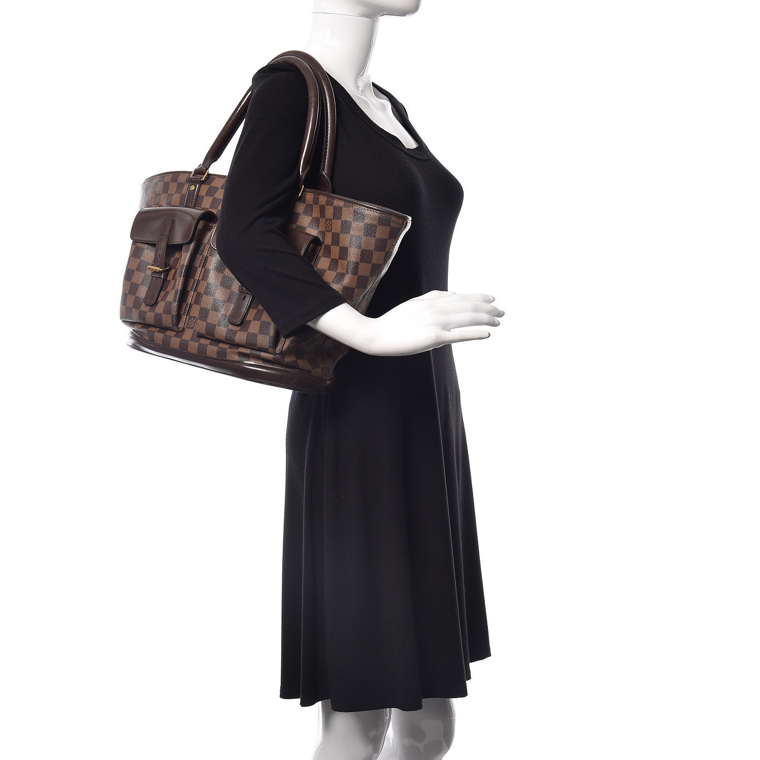 Louis Vuitton Damier Ebene Manosque GM 2 of 8