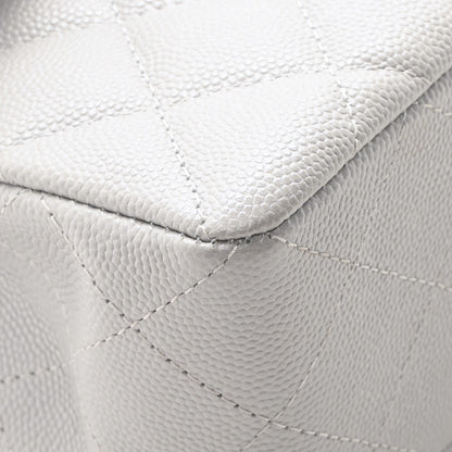 Chanel Caviar Quilted Small Double Flap Grey 9 of 10