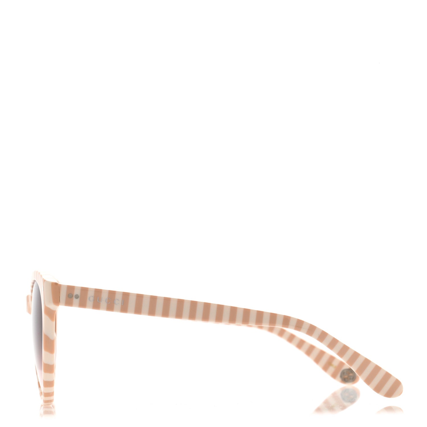 Gucci Cat Eye GG0569S Sunglasses White Pink 3 of 9