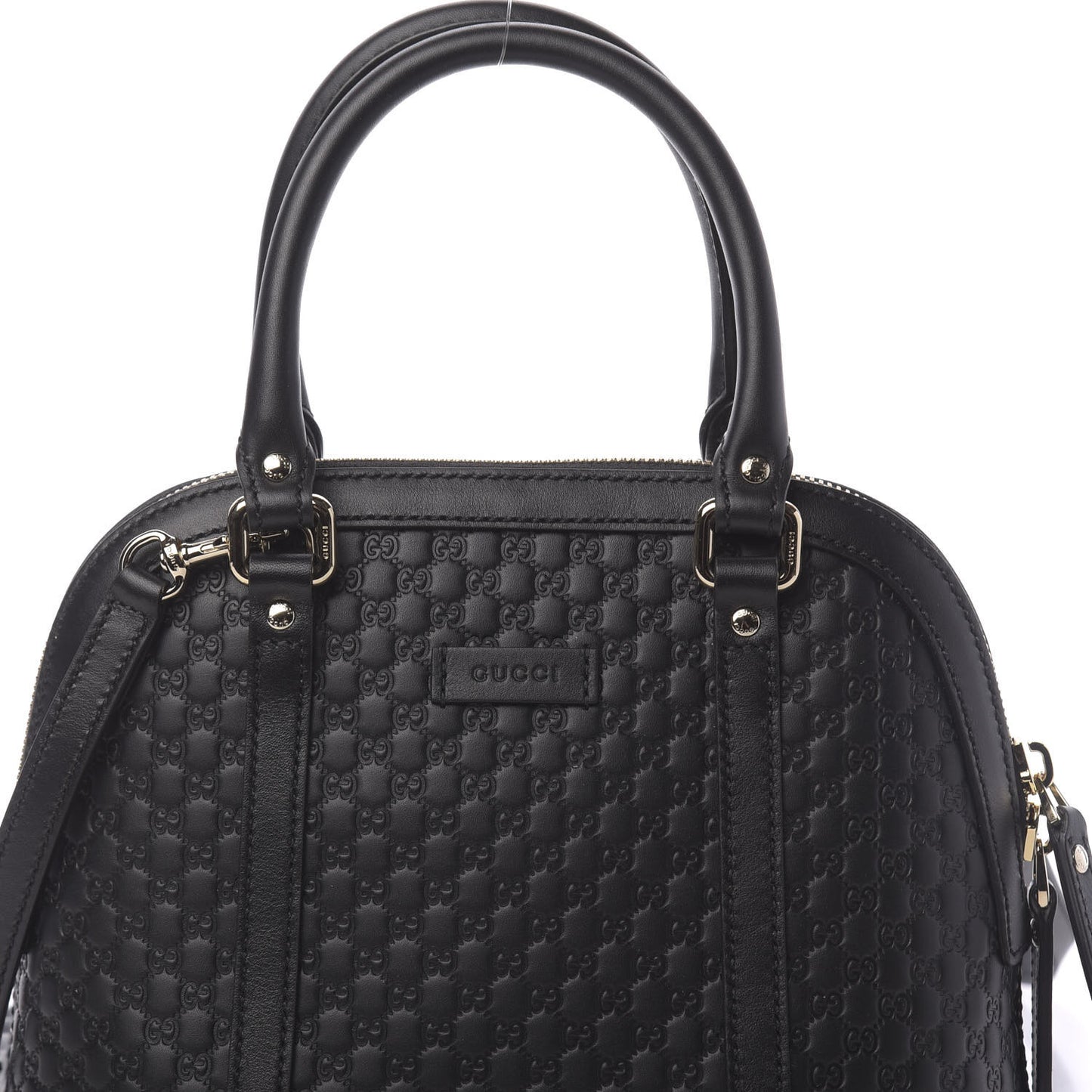 Microguccissima Mini Dome Bag Black