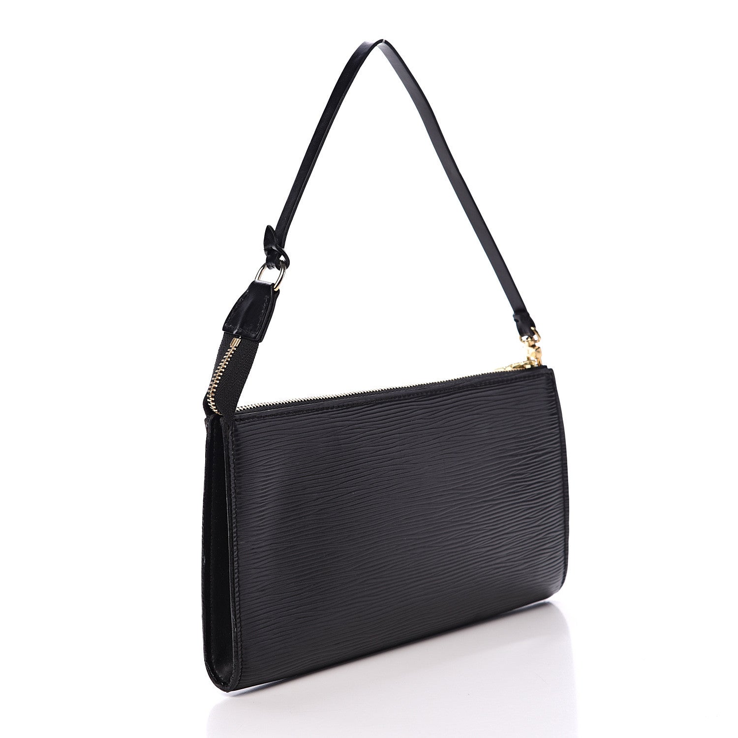 Louis Vuitton Epi Pochette Accessories 24 Black 2 of 11
