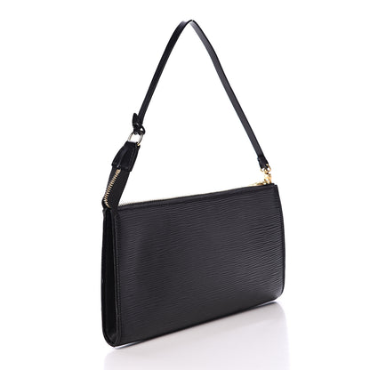 Louis Vuitton Epi Pochette Accessories 24 Black 2 of 11