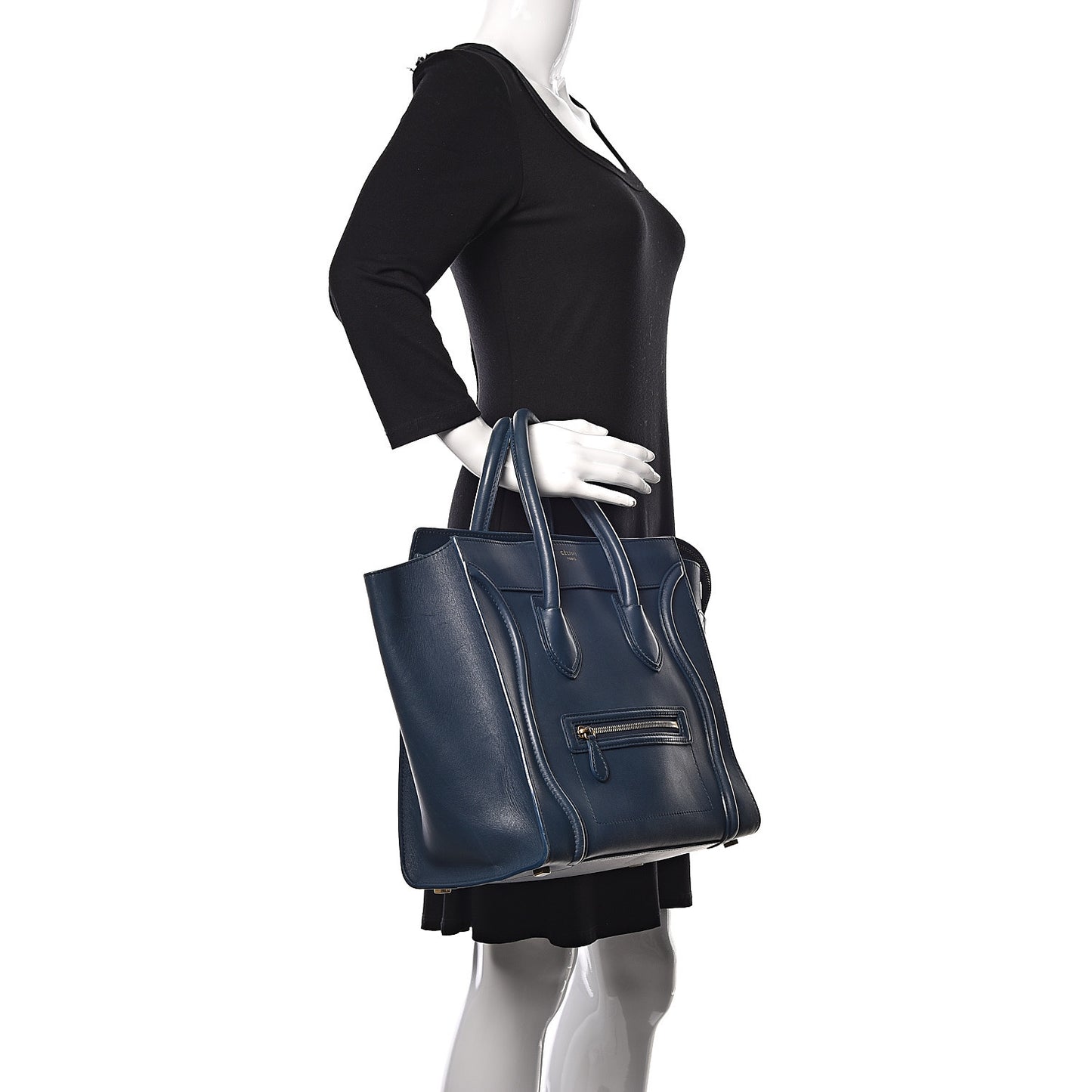 Smooth Calfskin Mini Luggage Deepsea