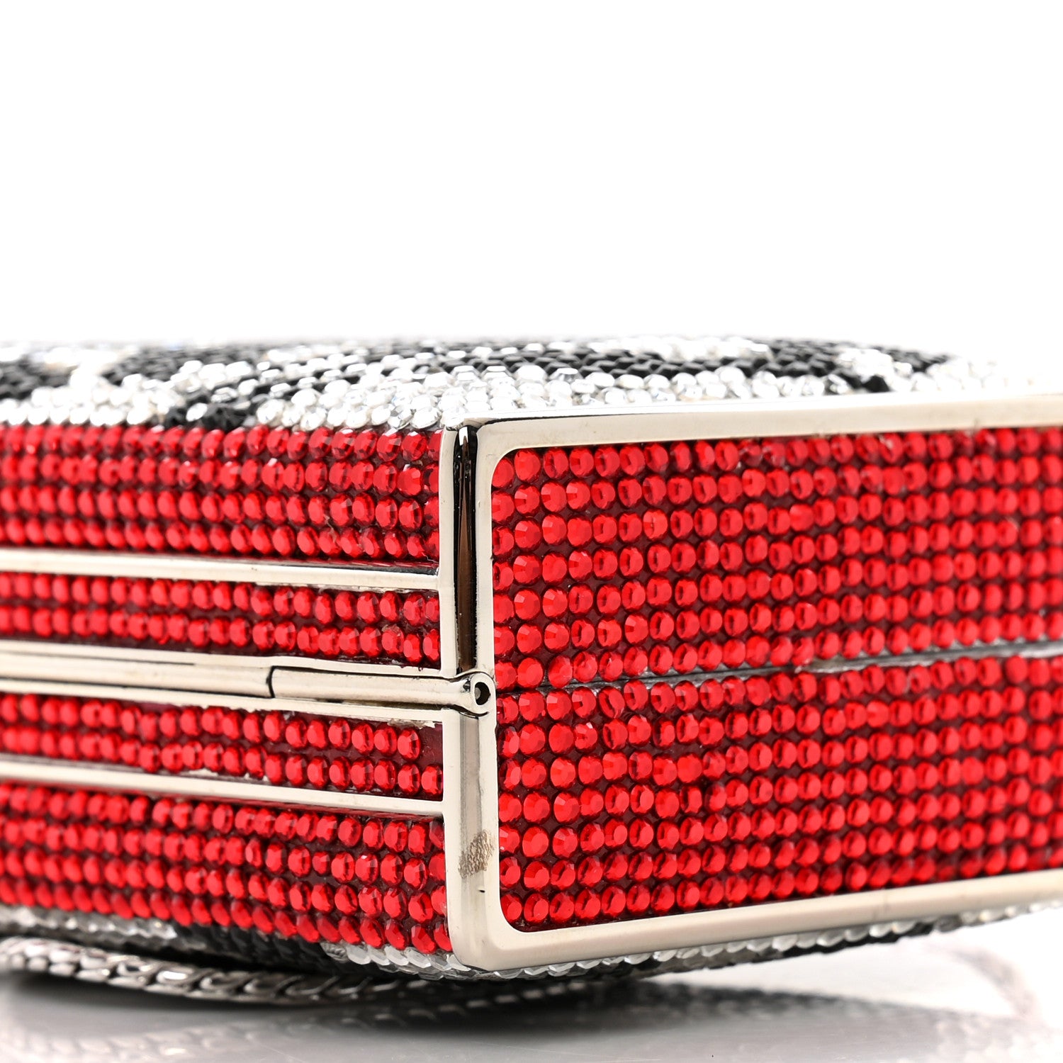 Judith Leiber Swarovski Crystal Minaudiere Clutch Multicolor 9 of 12