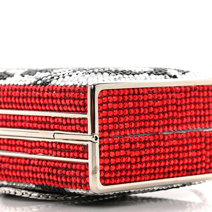 Judith Leiber Swarovski Crystal Minaudiere Clutch Multicolor 9 of 12